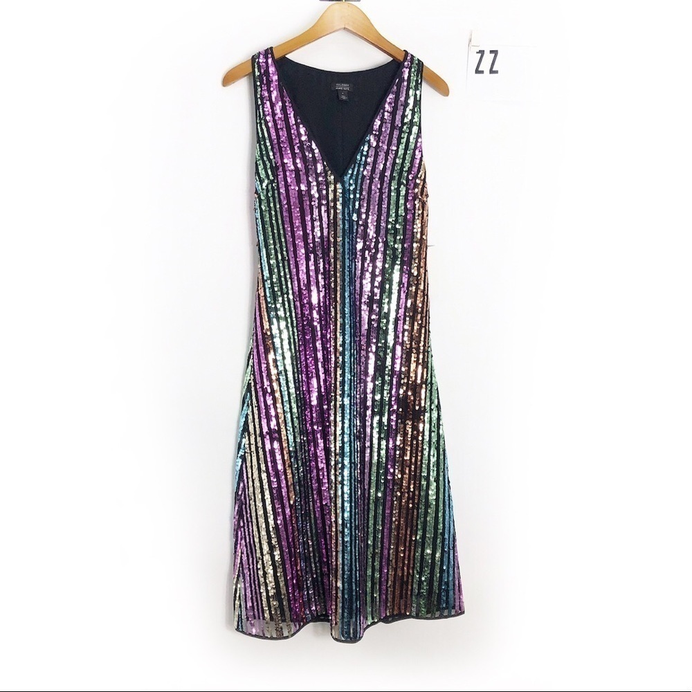 NWT Halogen x Atlantic-Pacific Nordstrom sequin dress Sz 0